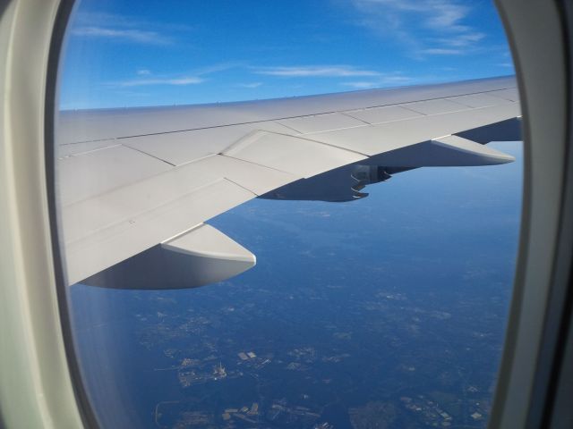 The theme of wings carried forward to this trip. Heading out of the USA.