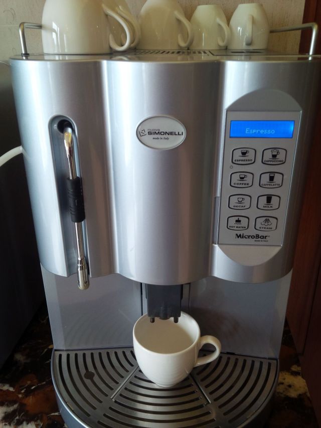 Espresso, which when spelled in Hindi, sounds like...  espresso!  And tastes about the same, when done right, and has the same effect.  