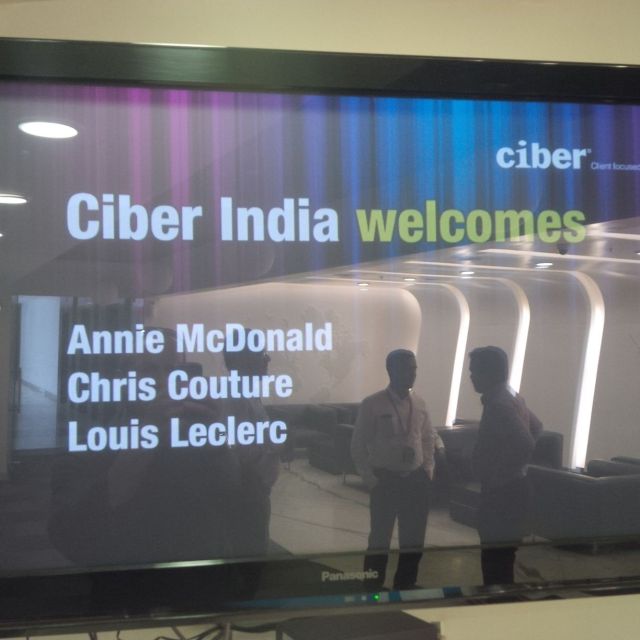 Vanakkam (one of the three words in my Tamil vocabulary.  Means "welcome")