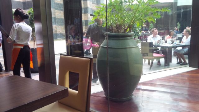 Bangalore has pot.  In the hotel.