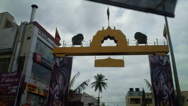 Ornate coolness abounds in Bangalore.