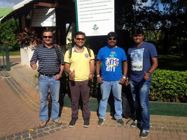 Ciber India's Oracle Practice magnificent managers - Mayur, Ankur, Nagaraj, and Ugandhar.