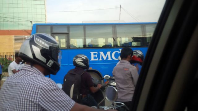 We need a bus with a Ciber logo!