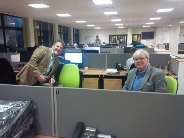 Ciber team: Marc, Stephen, and standing way in the back is Jeff.