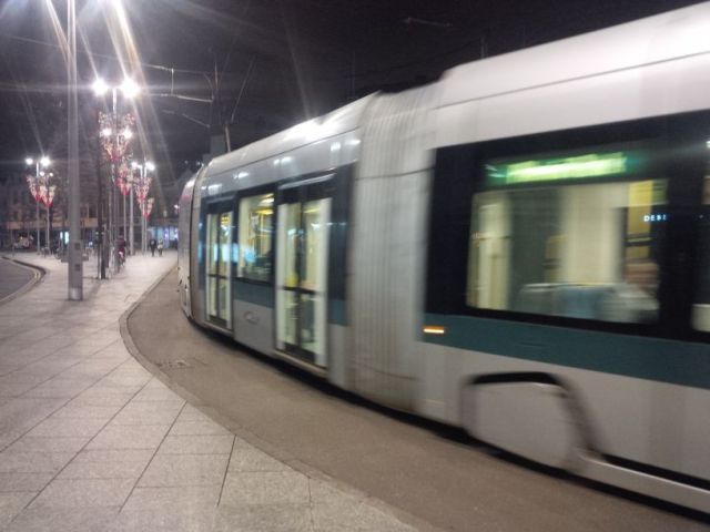 They have trams. Very forward.  Foot traffic seems to be the way to go.