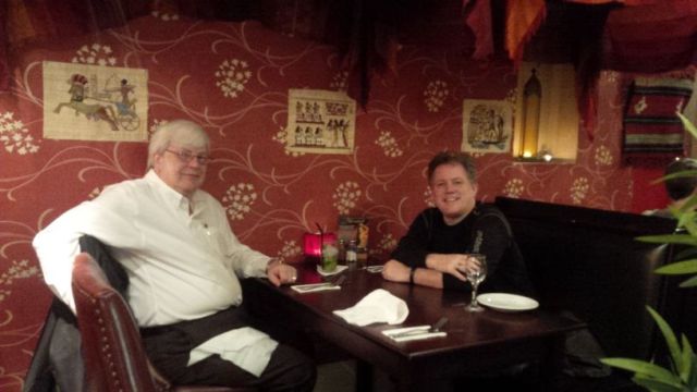 Stephen, Marc and I go Mid-eastern at Marrakesh.