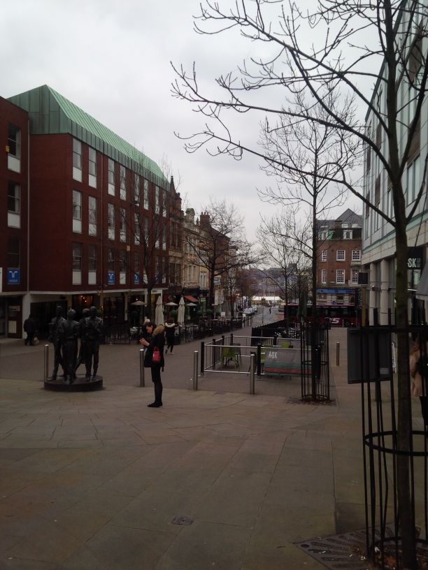 Nottingham mid-morning.