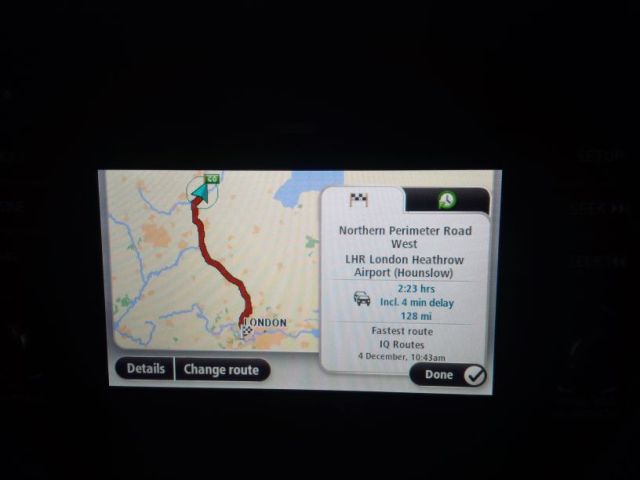 Time for a cruise back to Heathrow.