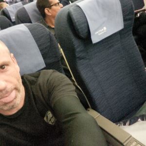 And, my seat-mate is.... nobody!