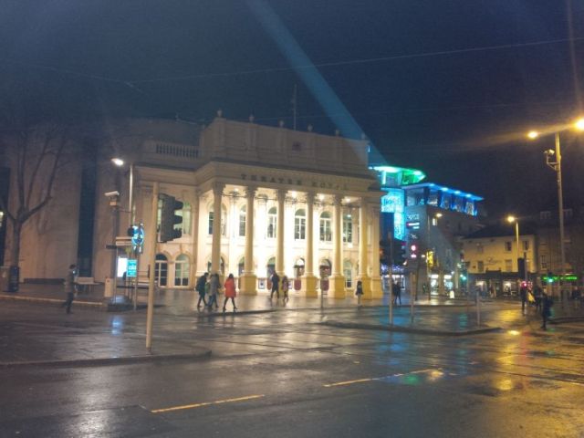 Nottingham, Sunday night.