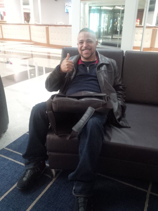 Hector is cheery pretty much round-the-clock!