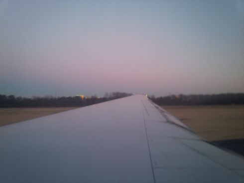 Much better.  Leaving Washington, DC, for Frankfurt.  And...we're...off!