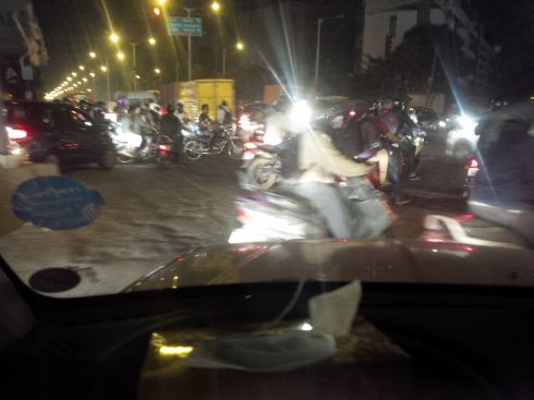 Traffic is crazy once again.