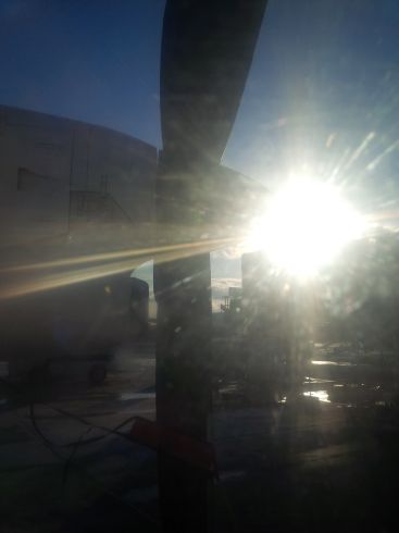 The little plane that will take me on my last flight.