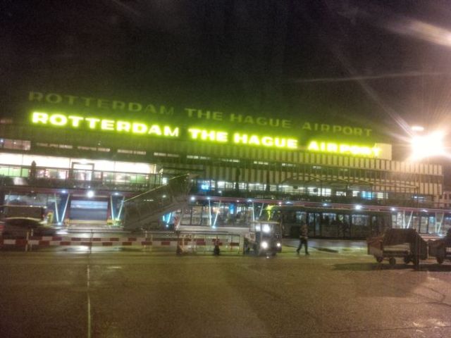 Rotterdam welcomes me.