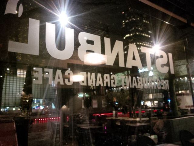 I was looking for tasty food. Walked around, found Istanbul Grand Cafe.  