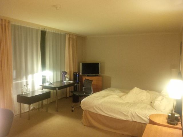 I say farewell to my room at the Manhattan.