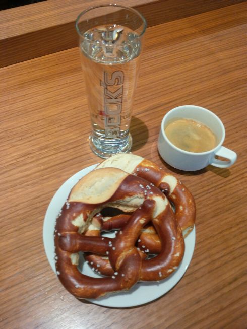 But a pretzel and espresso will soothe.