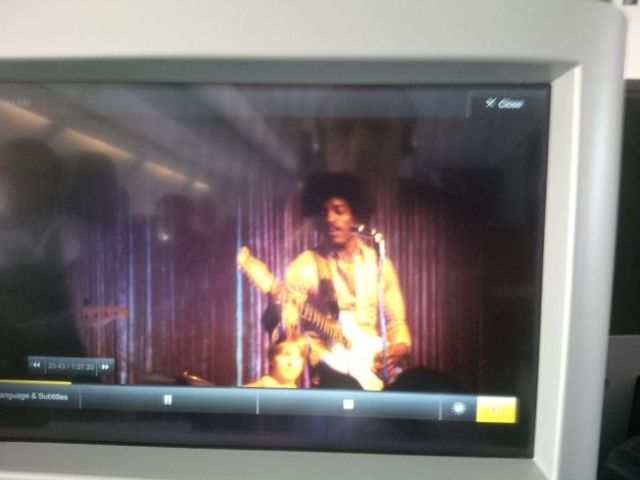 Unofficial movie about Jimi Hendrix.  Skip it if you see it on your menu.