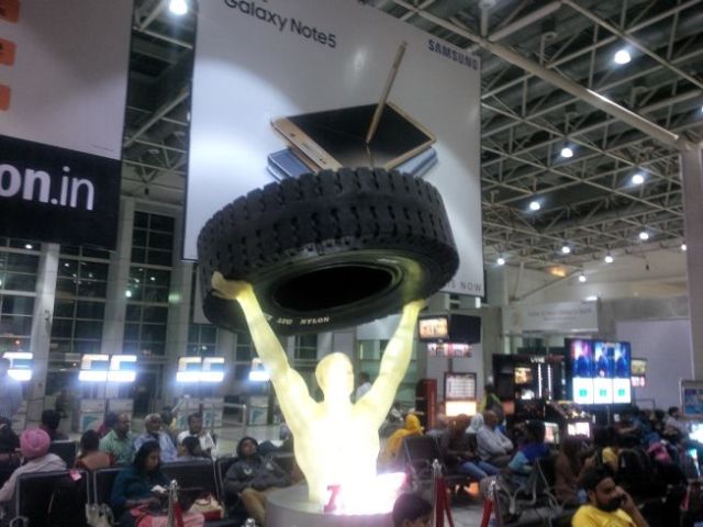 That's a big tire.