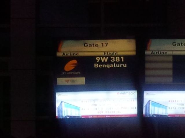 First time on Jet Airways (later learned I earned miles, too :-)