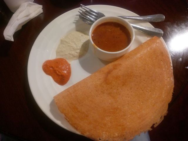 With hot fresh made DOSAAAAAAAAAAA!