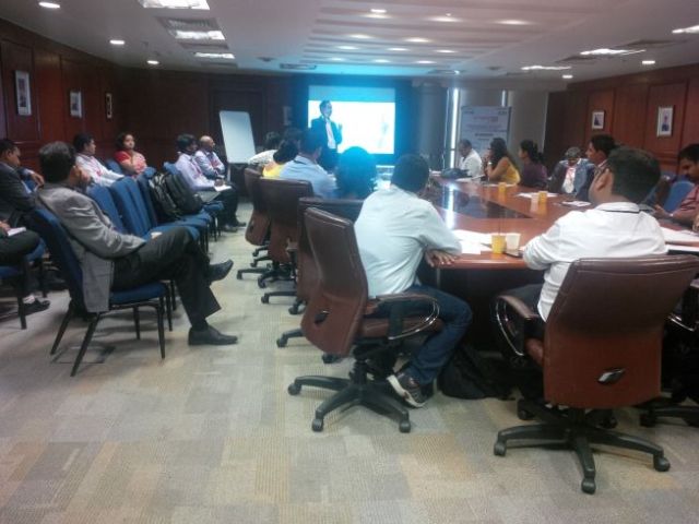 The PeopleSoft session people. Oracle, some other partners, and several end users.  Great day of collaborating.