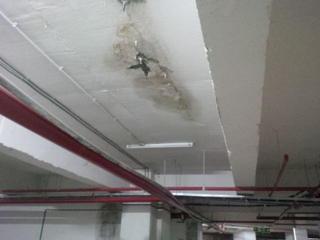 Lots of rain lately in Bangalore. I swear the parking garage has stalagmites.
