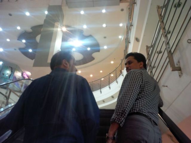 Vinai, Mohan and me, head to ...