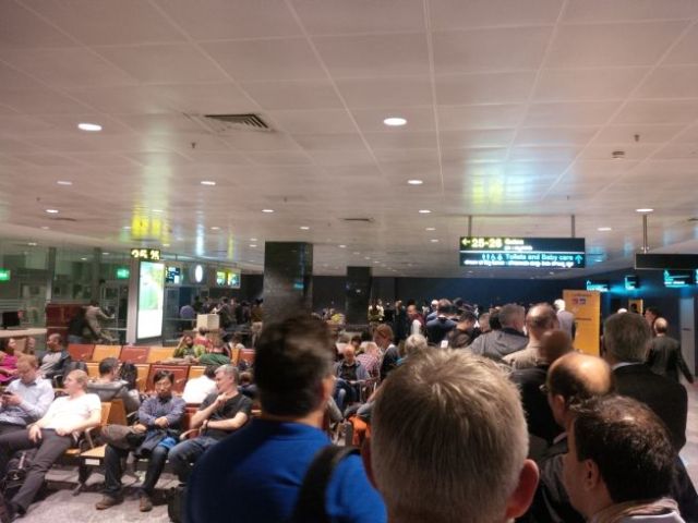 Long line :-( Traffic, if you will...