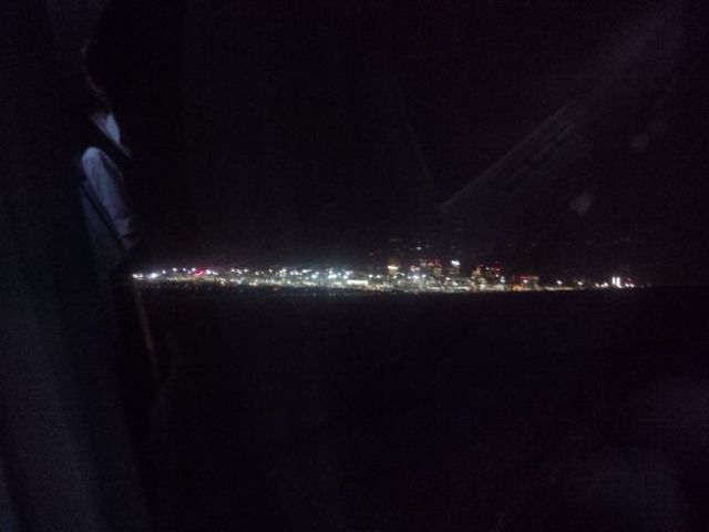 Boston comes into view...