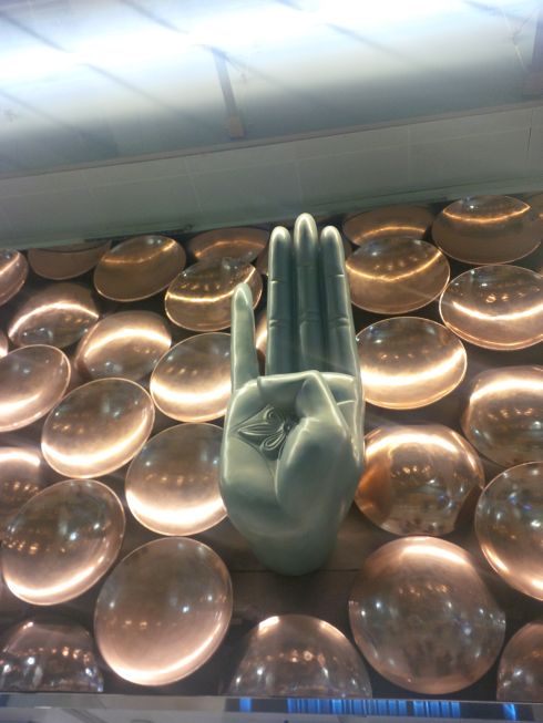 A neat welcome at customs.