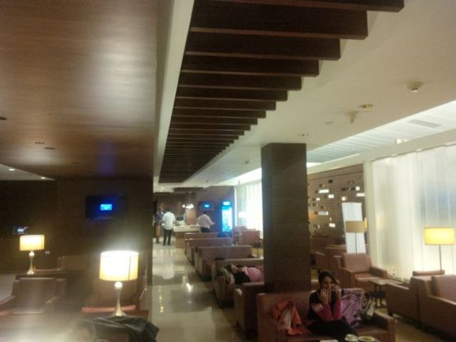 Which is okay. It has wifi, and eventually food (which is only okay).