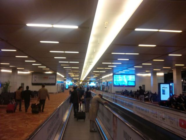 Heading to the gate.