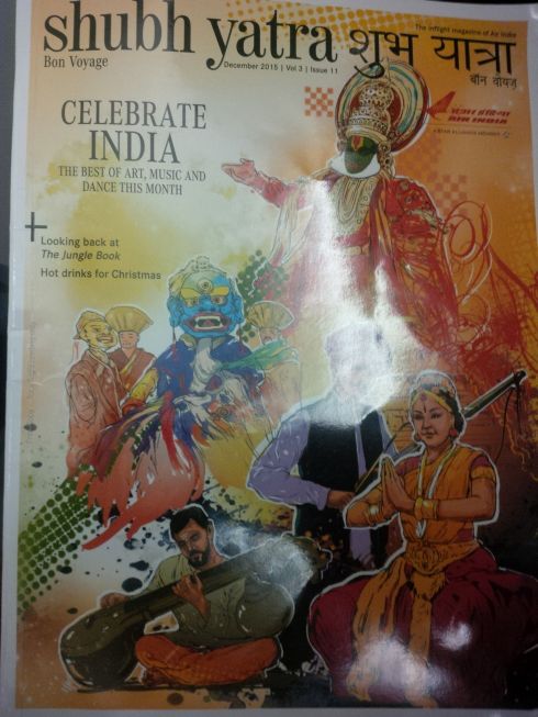 I last experienced a dual-language airline magazine on Air Canada.  Happy to have an English-Hindi reader.  Woo!