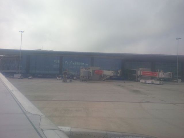 Touched down in the state of Karnataka, at Kempegowda Int'l Airport.