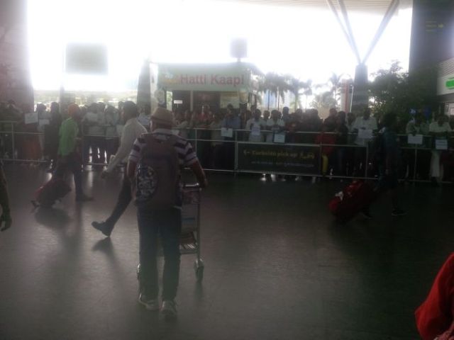 I am seeing this airport in the morning light for the first time.