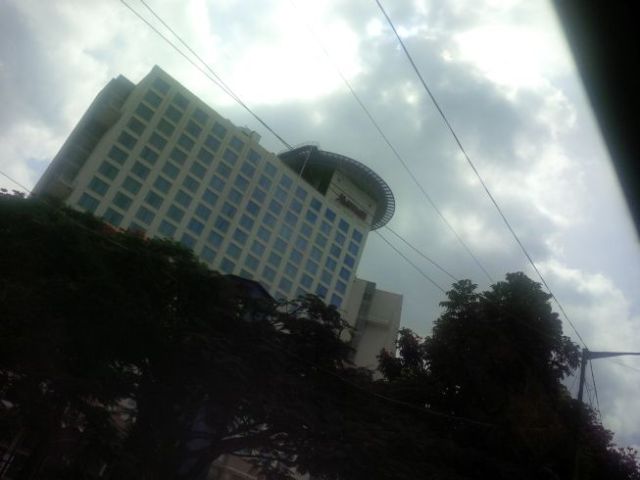 ...that building next to the Marriott! I'm home (India home, that is).