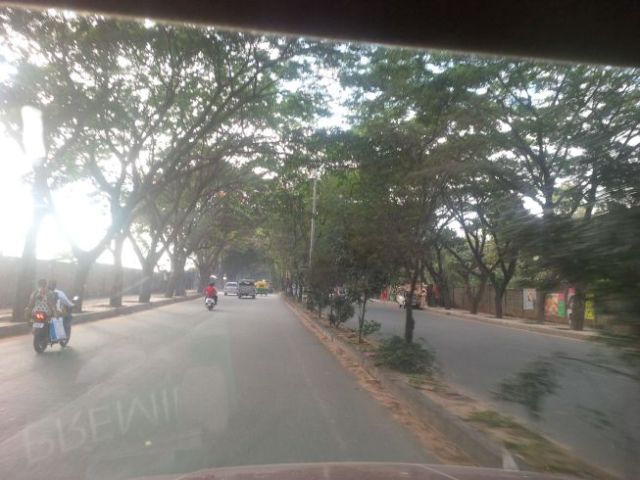 We're off.  Hey - no traffic!