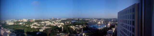 Taking pics from the 15th floor.