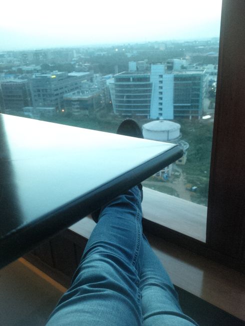 I just lounged. Why not, I'm here taking time off :-)