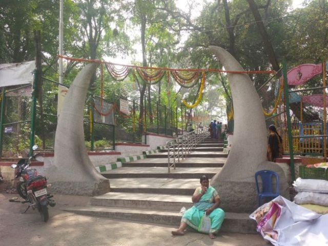 Pathway to the Bull Temple.