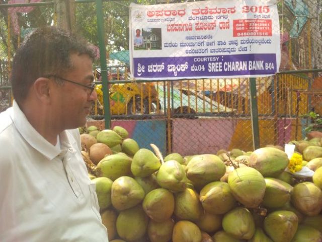 Sandeep suggests having coconut milk.  YES!