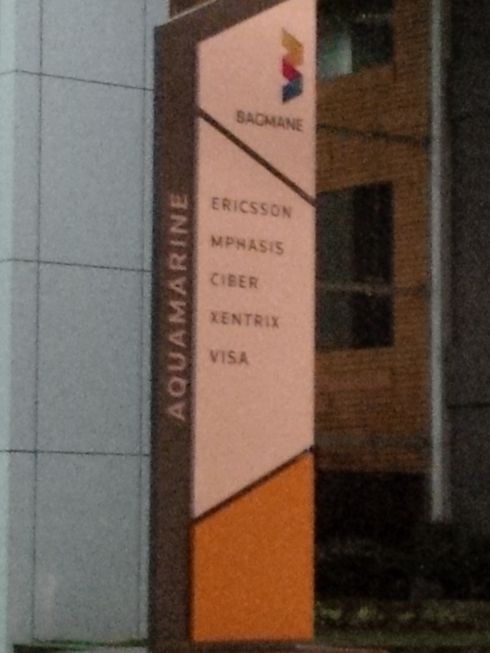 The closest I came to our office - sitting in the parking lot waiting for a ride home.