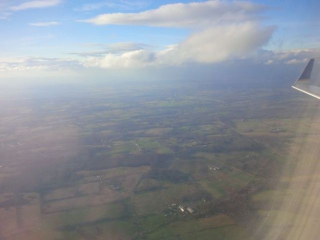 En route to IAD.  Hard to believe it's January, Winter, eh?